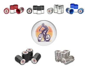 Rim Valve Stem Caps for Motorcycle Sturdy Style